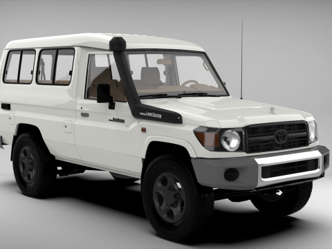 Toyota Land Cruiser J78 2014-2023 3D Модель