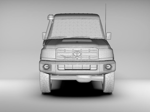 Toyota Land Cruiser J78 2014-2023 3D Модель