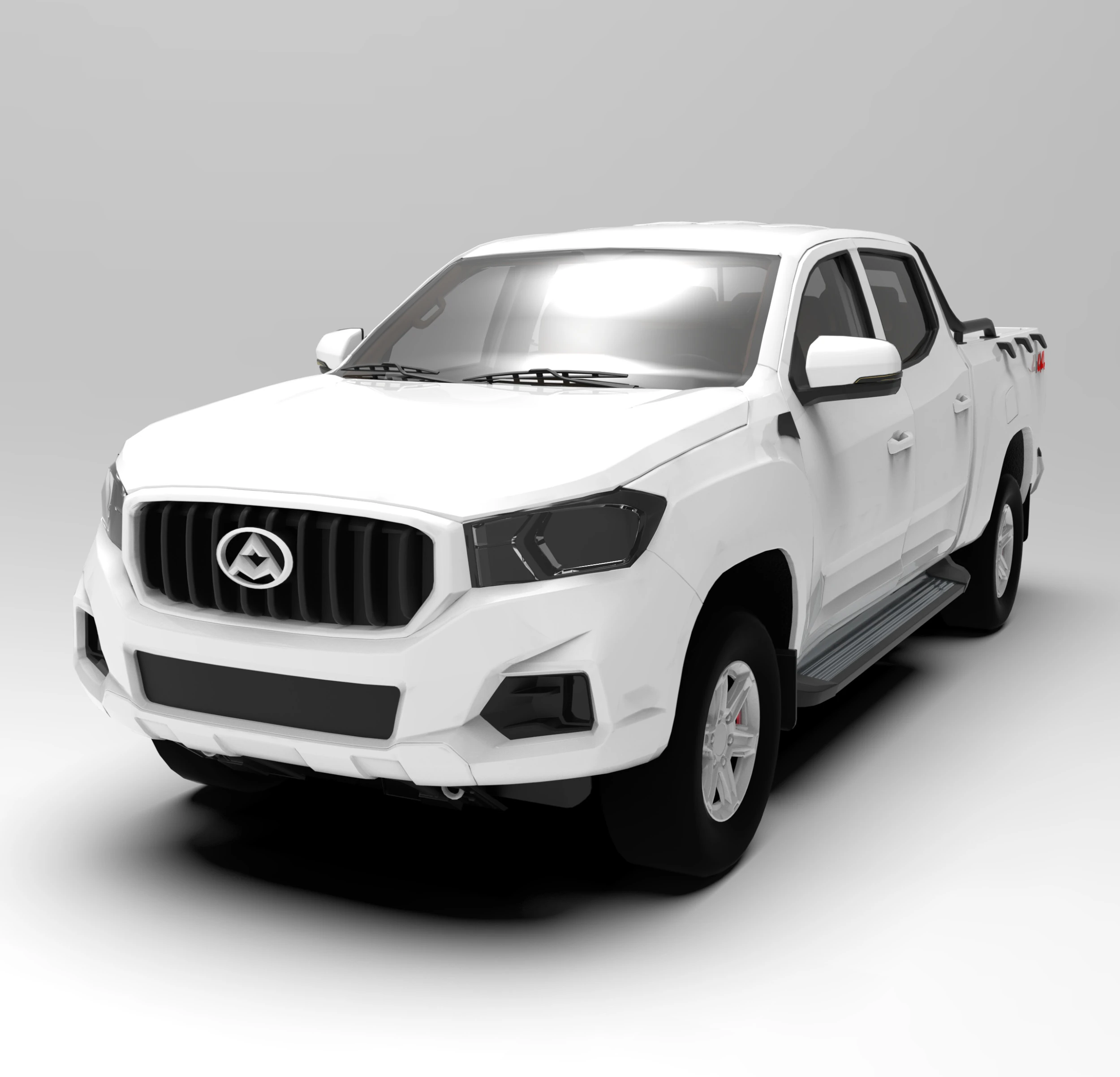 Maxus T60 Double Cab 3D Model .c4d .max .obj .3ds .fbx .stl .blend 