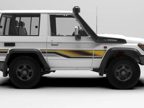Toyota Land Cruiser J71 3door 3D Model