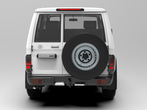 Toyota Land Cruiser J71 3door Modelo 3D