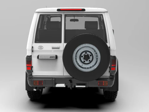 Toyota Land Cruiser J71 3door 3D Model