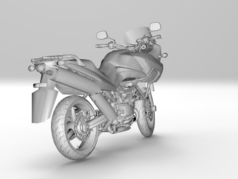 Suzuki V-Strom DL650 2014 Modèle 3D