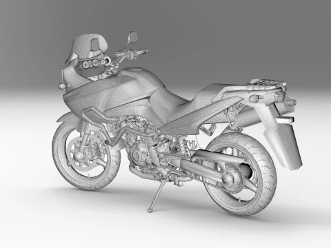 Suzuki V-Strom DL650 2014 3D Model