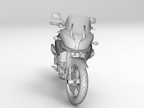 Suzuki V-Strom DL650 2014 Modèle 3D