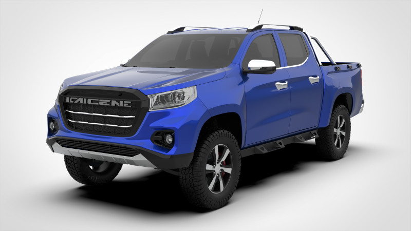 Changan Kaicene F70 3D Model .c4d .max .obj .3ds .fbx .stl .blend