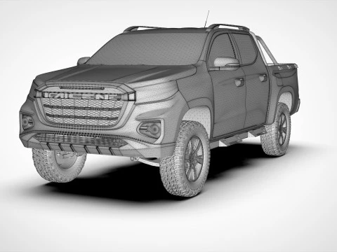 Changan Kaicene F70 3D Model