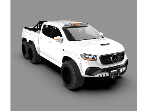 Mercedes-Benz X-Class 6x6 3D Model