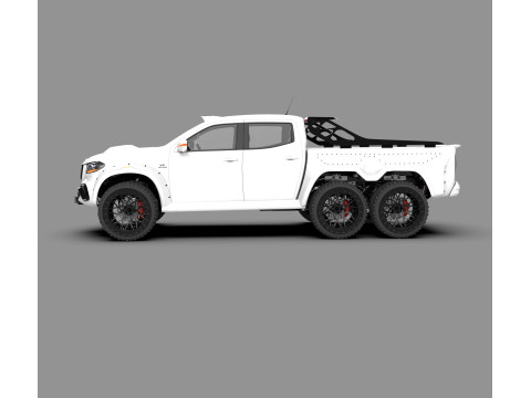 Mercedes-Benz X-Class 6x6 3D 模型