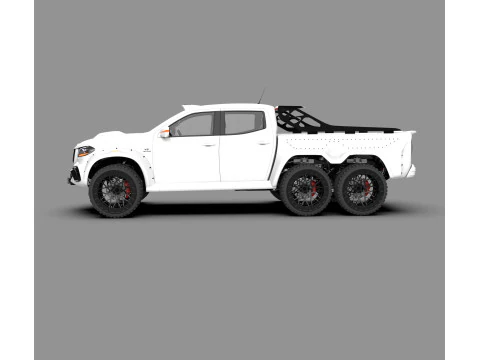 Mercedes-Benz X-Class 6x6 3D Model