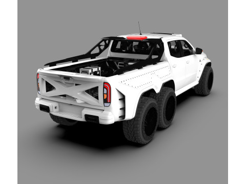 Mercedes-Benz X-Class 6x6 3D 模型