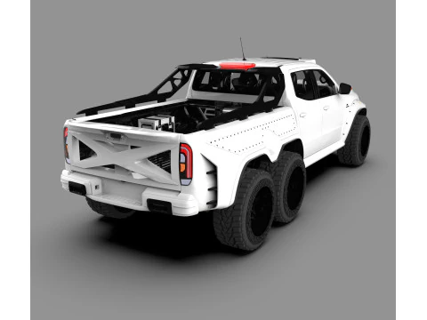 Mercedes-Benz X-Class 6x6 3D Model