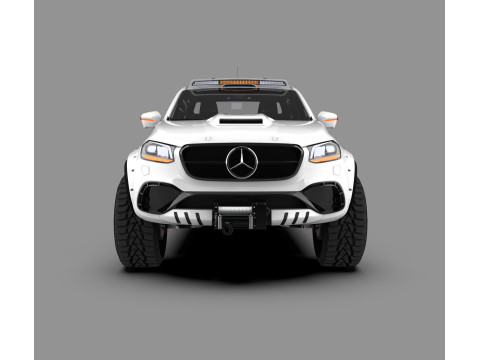 Mercedes-Benz X-Class 6x6 3D 模型