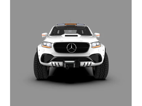 Mercedes-Benz X-Class 6x6 3D Model