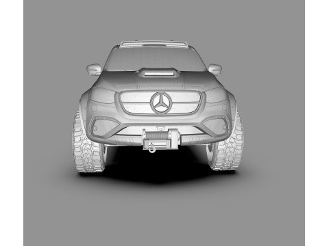 Mercedes-Benz X-Class 6x6 3D 模型