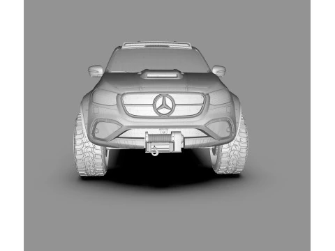 Mercedes-Benz X-Class 6x6 3D Model