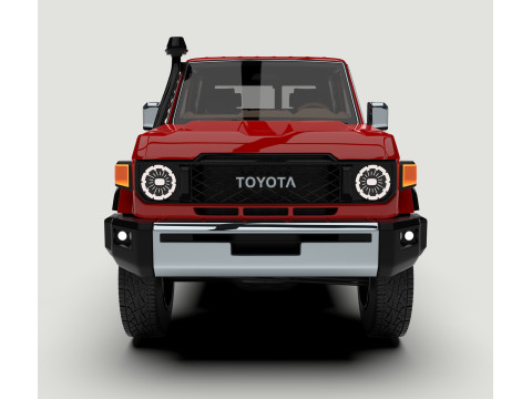 Toyota Land Cruiser J71 2024 3D Model