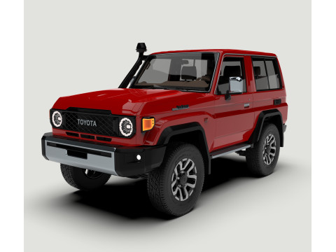 Toyota Land Cruiser J71 2024 3D Model
