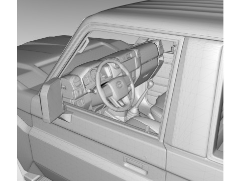 Toyota Land Cruiser J71 2024 3D Model