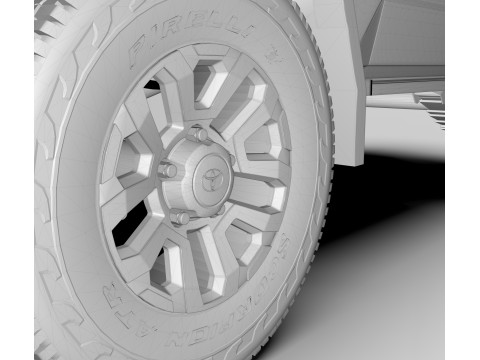 Toyota Land Cruiser J71 2024 3D Model