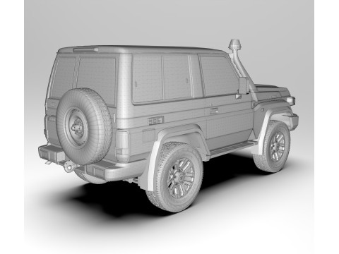 Toyota Land Cruiser J71 2024 3D Model