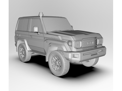 Toyota Land Cruiser J71 2024 3D Model