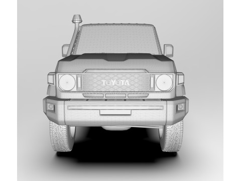 Toyota Land Cruiser J71 2024 3D Model