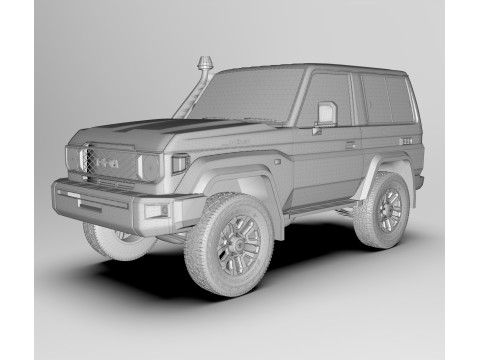 Toyota Land Cruiser J71 2024 3D Model