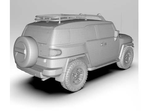Toyota FJ Cruiser 2022 Modelo 3D
