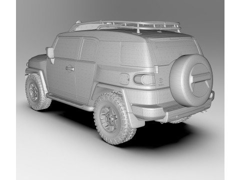 Toyota FJ Cruiser 2022 Modelo 3D
