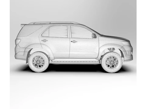 Toyota Sw4 Fortuner TRD Sportivo 2014 3D Model