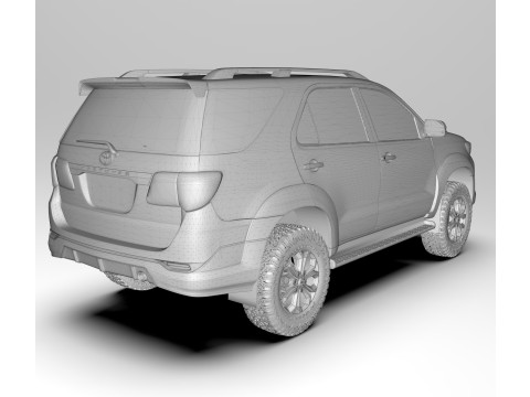 Toyota Sw4 Fortuner TRD Sportivo 2014 3Dモデル
