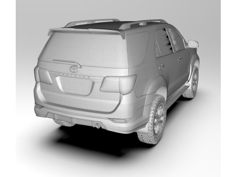 Toyota Sw4 Fortuner TRD Sportivo 2014 3Dモデル