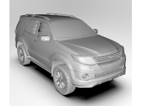 Toyota Sw4 Fortuner TRD Sportivo 2014 3Dモデル