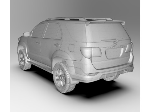 Toyota Sw4 Fortuner TRD Sportivo 2014 3Dモデル