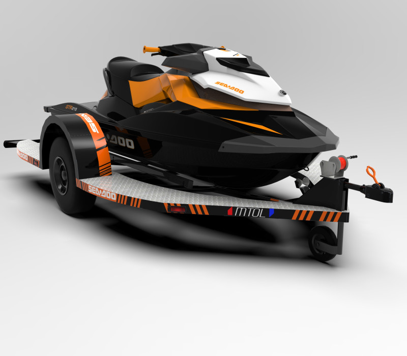 Sea-Doo GTR 215 Model 3D .c4d .max .obj .3ds .fbx .stl .blend