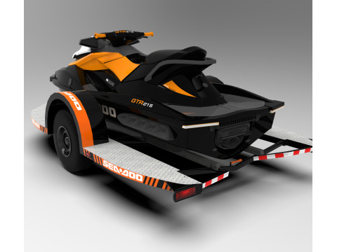 Sea-Doo GTR 215 Model 3D
