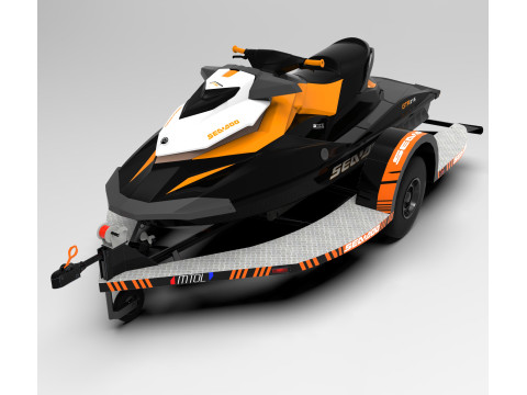 Sea-Doo GTR 215 Model 3D