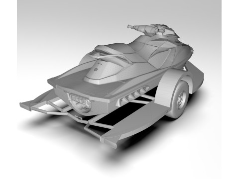 Sea-Doo GTR 215 Model 3D