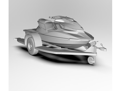 Sea-Doo GTR 215 Model 3D