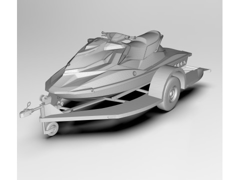 Sea-Doo GTR 215 Model 3D