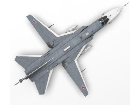 Sukhoi SU-24MR Fencer-E Russia 3D 모델