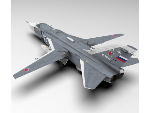 Sukhoi SU-24MR Fencer-E Russia 3D 모델