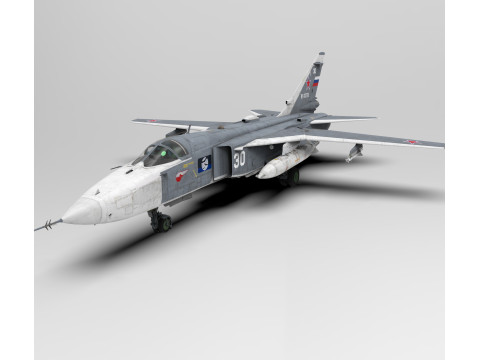Sukhoi SU-24MR Fencer-E Russia Modello 3D