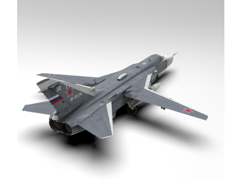 Sukhoi SU-24MR Fencer-E Russia 3D 모델