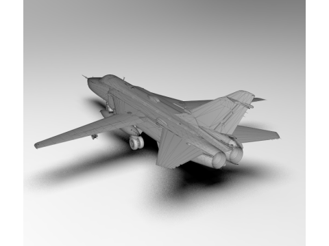 Sukhoi SU-24MR Fencer-E Russia 3D 모델