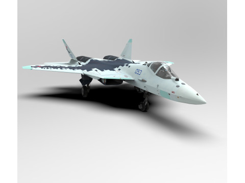 Sukhoi Su-57 Felon Russia Model 3D