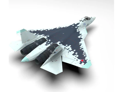 Sukhoi Su-57 Felon Russia 3D Model