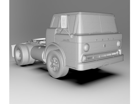 C-600 1972 3D Model