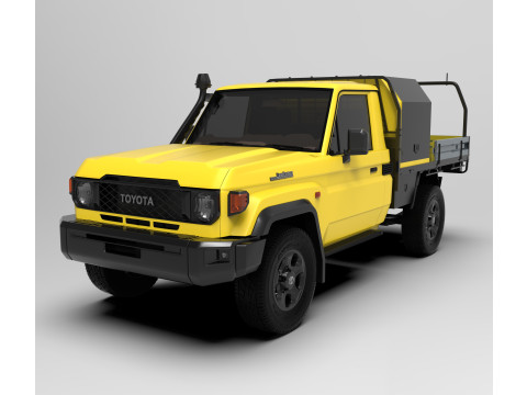 Toyota Land Cruiser J79 Single Cab 2024 3D 모델